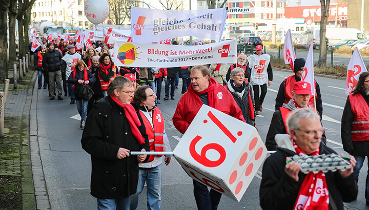 9. Februar: Gemeinsamer Warnstreik im öffentlichen Dienst in NRW